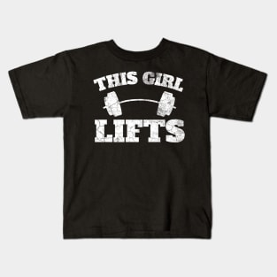 This Girl Lifts Kids T-Shirt